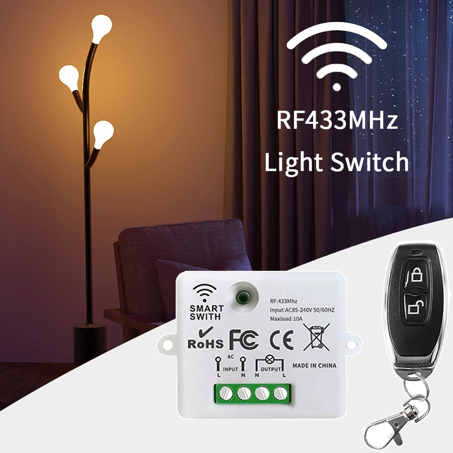 Universal Remote Smart Home - RF 433MHz Draadloze Afstandsbediening Schakelaar Smart