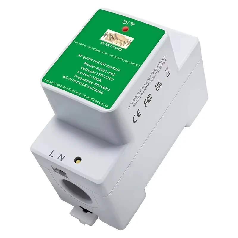 Smart Home Wiser - Tasmota WiFi Energiemeter AC Enfase DIN-railmeter