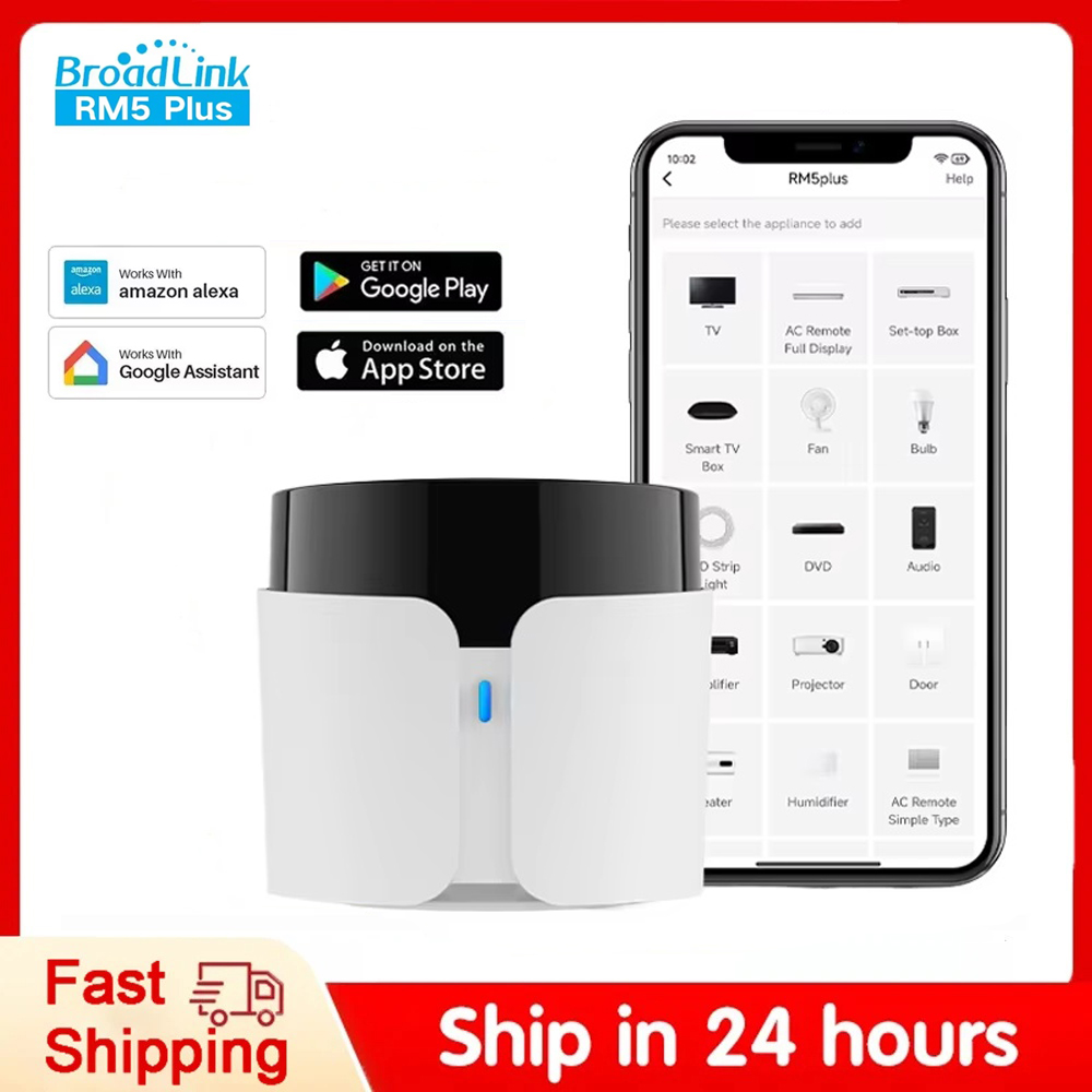 Universal Remote Smart Home - Broadlink RM5 Plus Universele Infrarood Afstandsbediening
