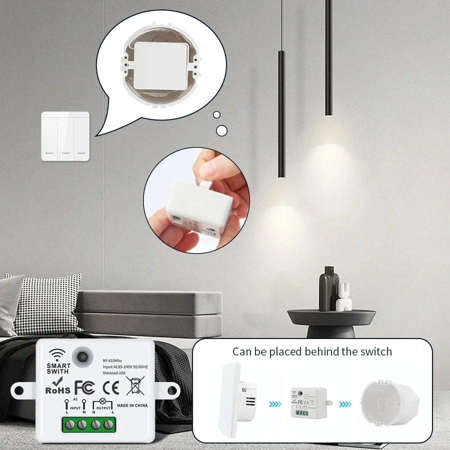 RF 433MHz Draadloze Afstandsbe - Universal Remote Smart Home recensie en prijs