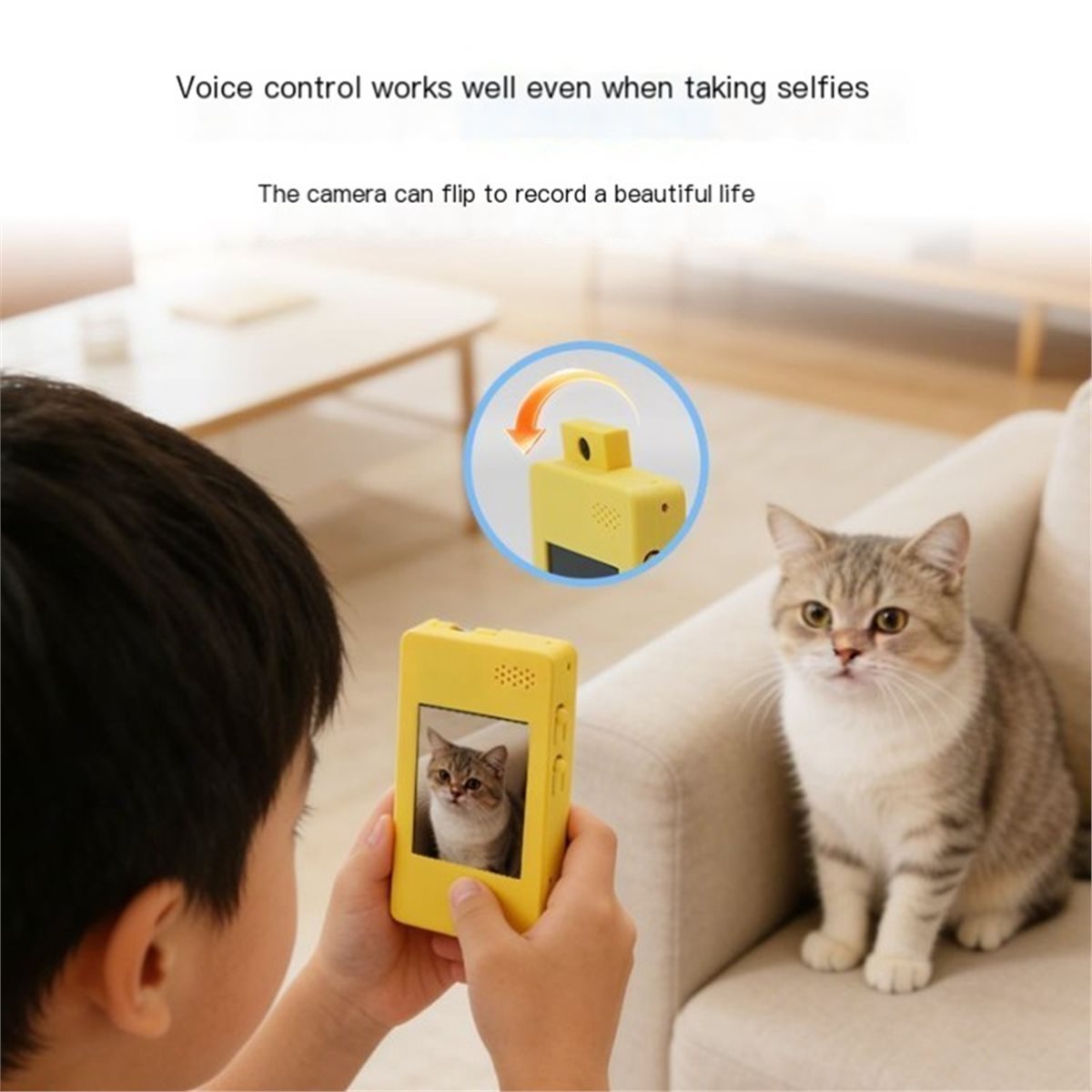 Promotie Smart AI Voice Robot  - Smart Home Yellow recensie en prijs