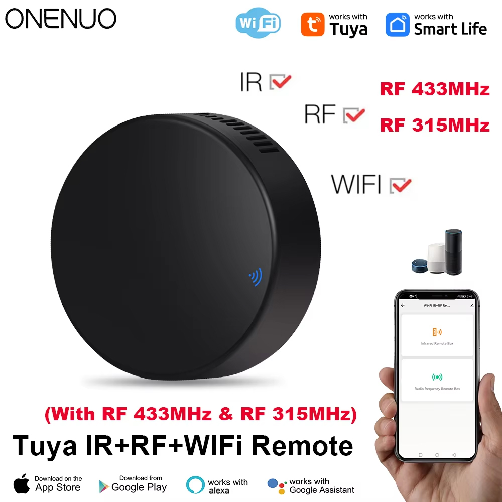 Tuya WiFi RF IR-afstandsbedien - Universal Remote Smart Home recensie en prijs