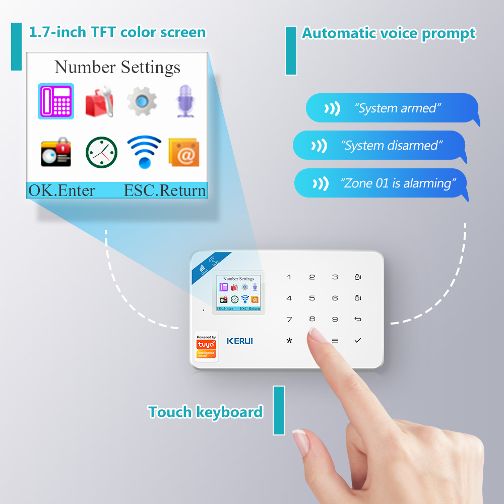 KERUI W181 Alarmsysteem Beveil - Smart Home Video recensie en prijs