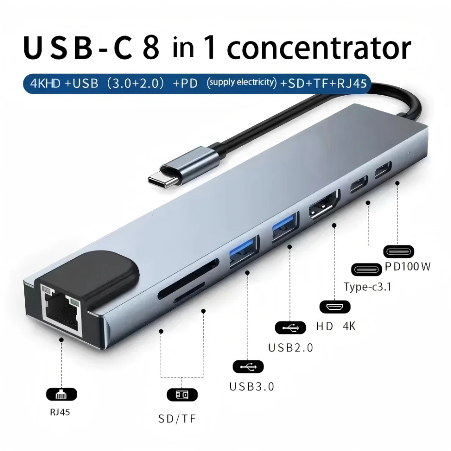 8-in-1 Type-C dockingstation m - Smart Home Hub 2 recensie en prijs