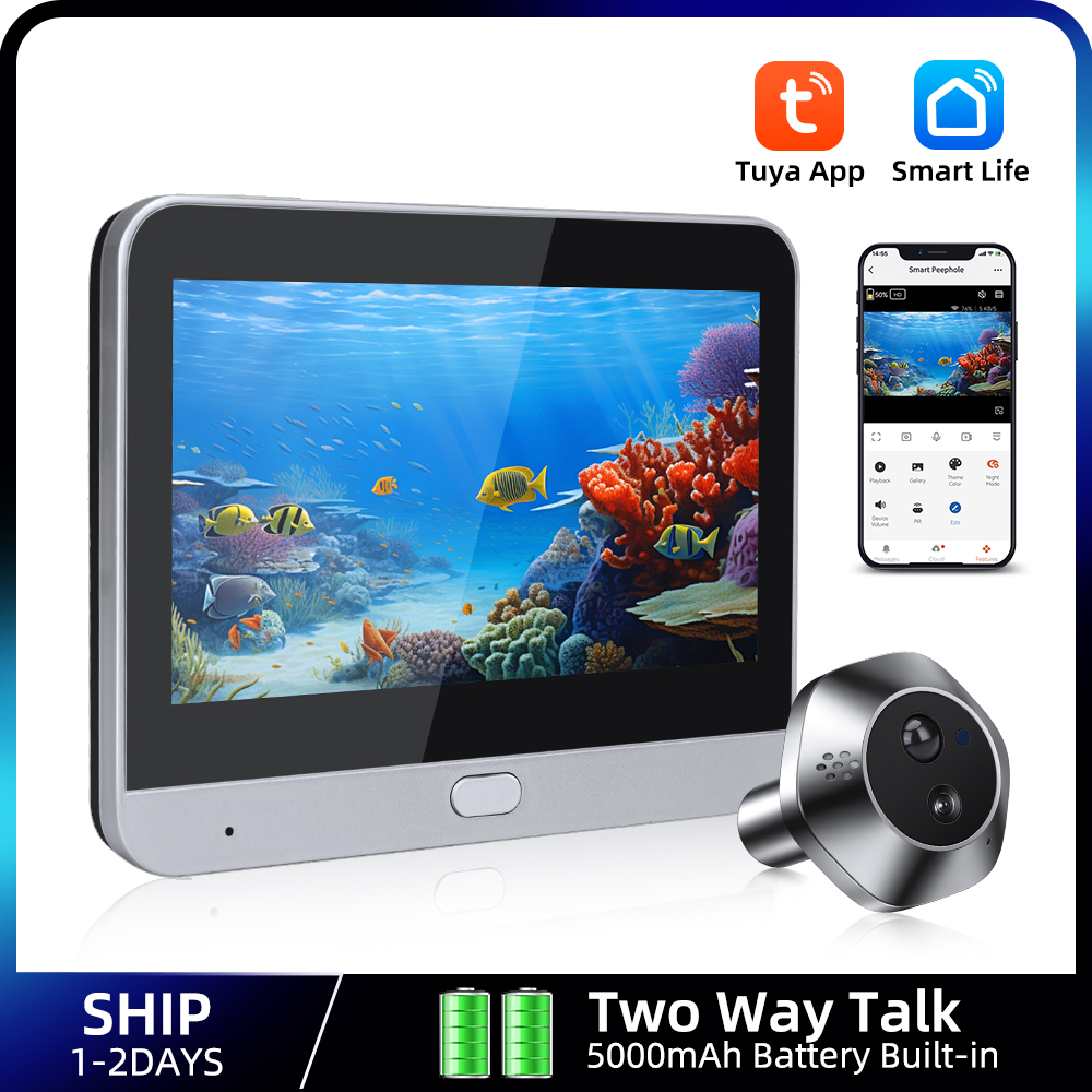 1080P WiFi Kijkgaatje Tuya Sma - Smart Home Video recensie en prijs