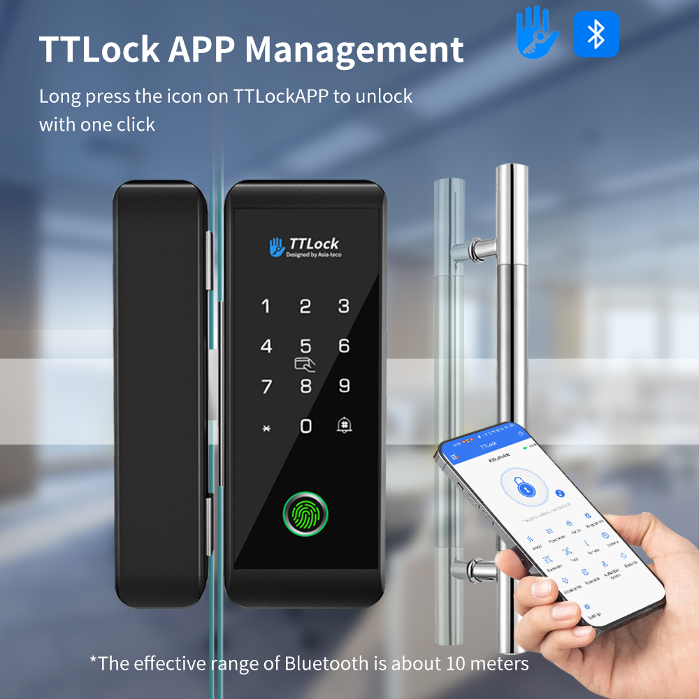TTLOCK slim glazen slot met vi - Smart Home Door Lock recensie en prijs